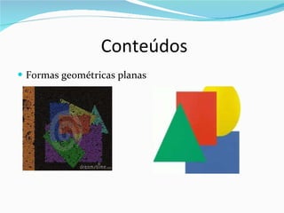 Conteúdos Formas geométricas planas 