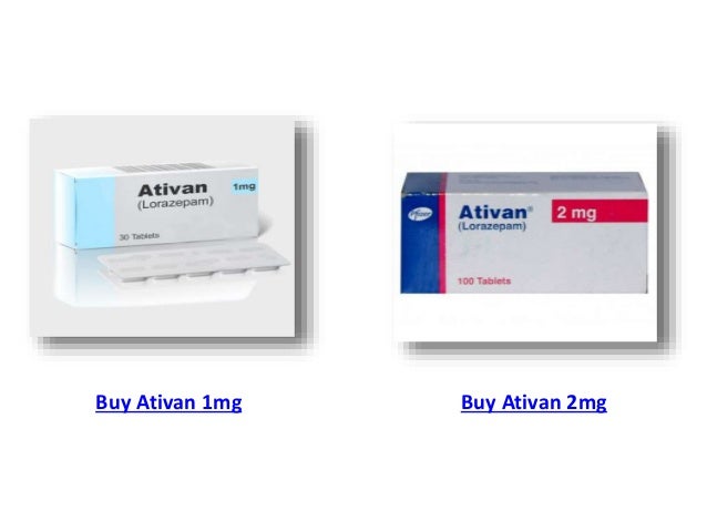 ativan 1mg medicine