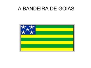 A BANDEIRA DE GOIÁS 