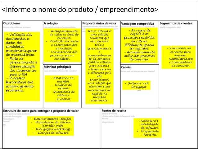 curso de project canvas