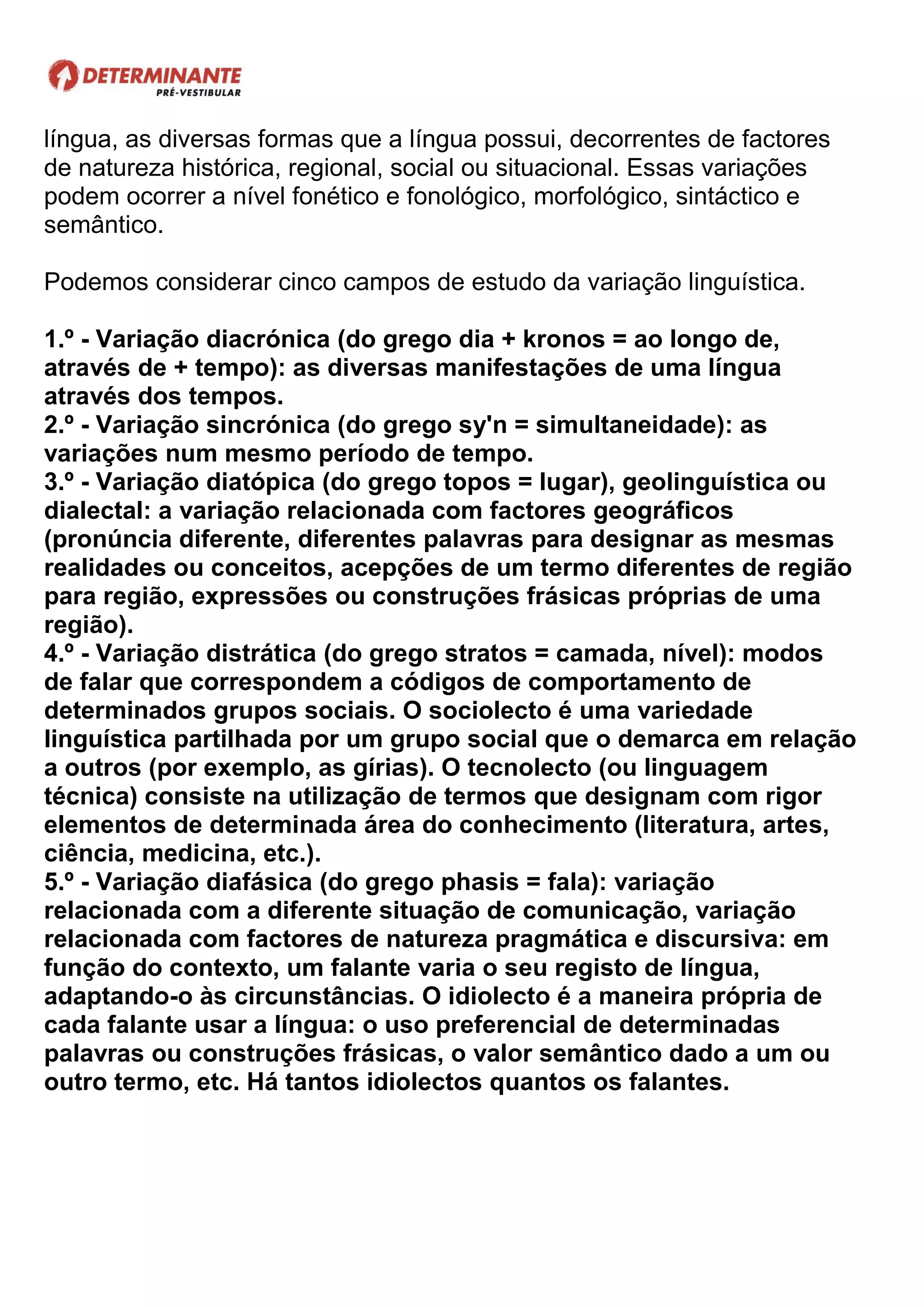 Atividade Sobre Variação Linguistica 7 Ano - BINKEDU