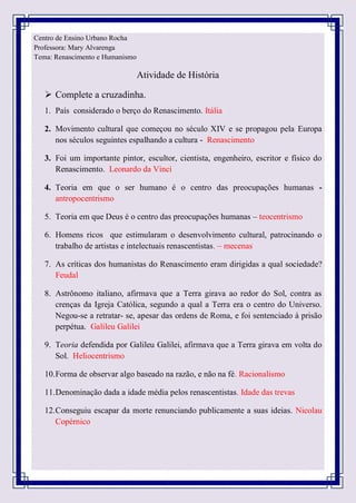 ATIVIDADE - ARTE RENASCENTISTA - TUDO SALA DE AULA.pdf