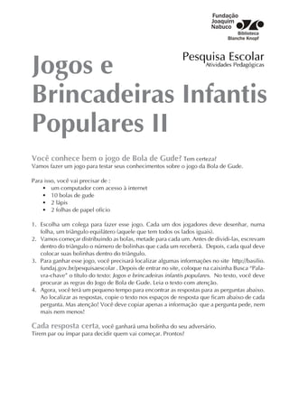 Jogos Infantis News: Leia as Últimas Notícias sobre Jogo