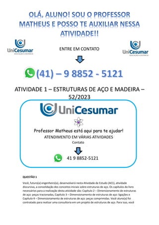 ATIVIDADE 01 - ESTRUTURAS DE AÇO E DA MADEIRA 522023.pdf