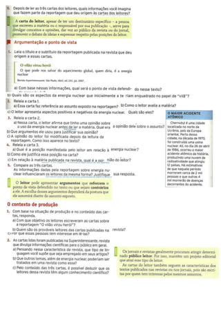 Atividade carta do leitor