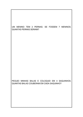 Atividade Diversas de Matemática