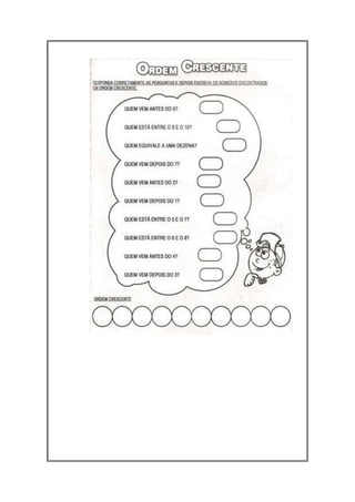 Atividade Diversas de Matemática
