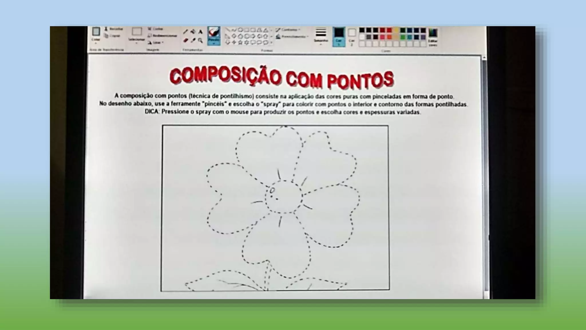 Atividade de pontilhismo | PPT | Download Gratuito