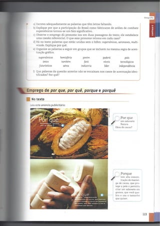 Atividade de portugues