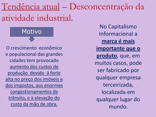 Crescimento dos mercados consumidores 