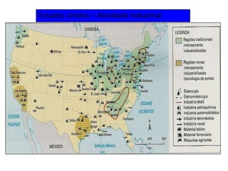 Estados Unidos – Atividade Industrial
 