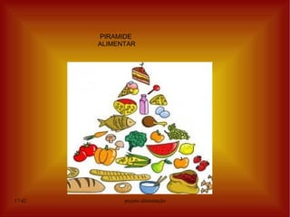 PIRAMIDE
        ALIMENTAR




17:42         projeto alimentação
 