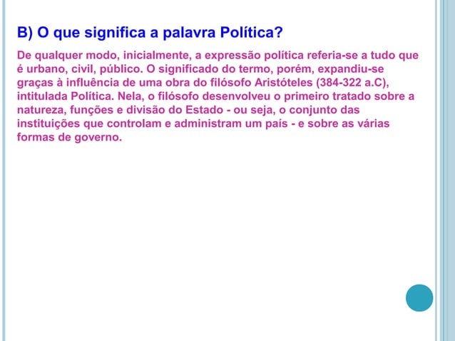 Atividade projeto conecta política e valores 8º ano são chico. | PPT