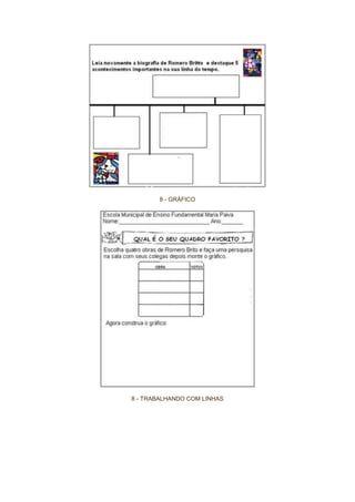 8 - GRÁFICO
8 - TRABALHANDO COM LINHAS
 