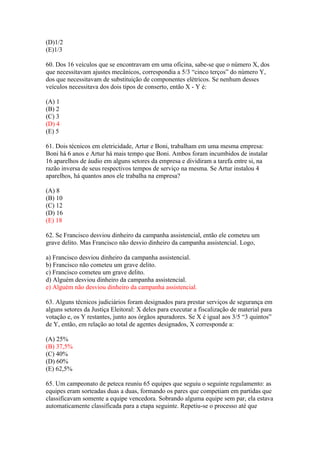 RACIOCÍNIO LOGICO - ATIVIDADES