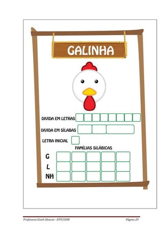 Professora Gizeli Alencar –DTP/UEM Página 29
 