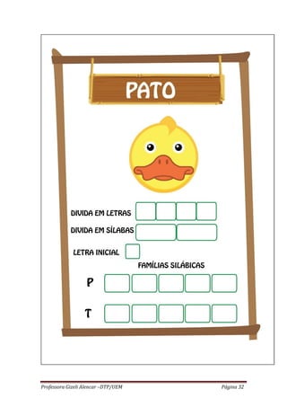 Professora Gizeli Alencar –DTP/UEM Página 32
 