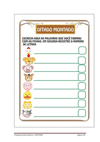 Professora Gizeli Alencar –DTP/UEM Página 38
 