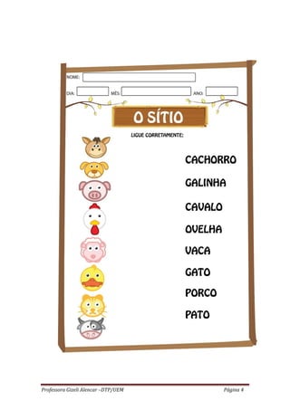 Professora Gizeli Alencar –DTP/UEM Página 4
 