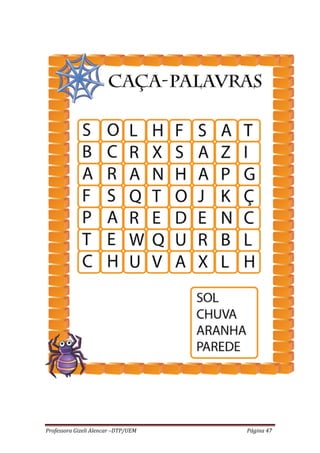 Professora Gizeli Alencar –DTP/UEM Página 47
 