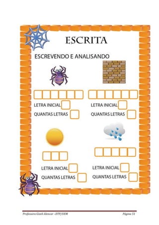 Professora Gizeli Alencar –DTP/UEM Página 51
 