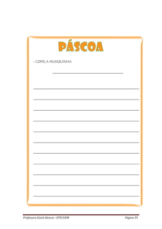 Professora Gizeli Alencar –DTP/UEM Página 59
 