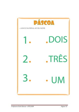 Professora Gizeli Alencar –DTP/UEM Página 72
 