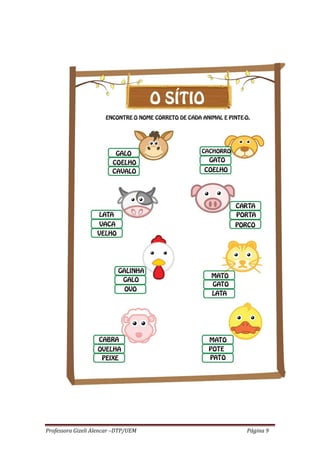 Professora Gizeli Alencar –DTP/UEM Página 9
 