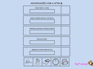 Atividades  de  alfabetização  com adivinhas-TM