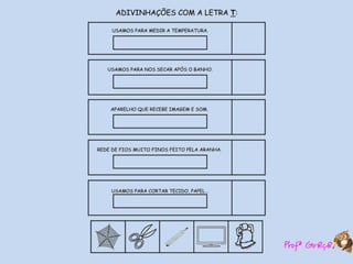 Atividades  de  alfabetização  com adivinhas-TM