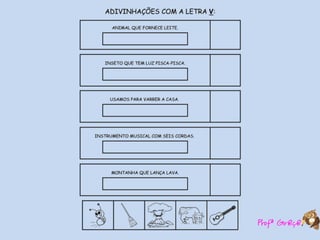 Atividades  de  alfabetização  com adivinhas-TM