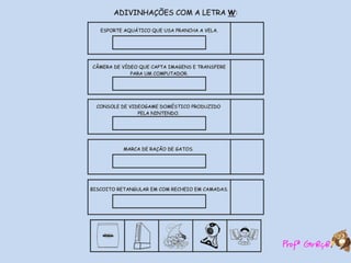 Atividades  de  alfabetização  com adivinhas-TM