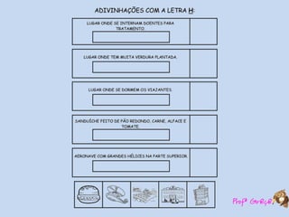 Atividades  de  alfabetização  com adivinhas-TM