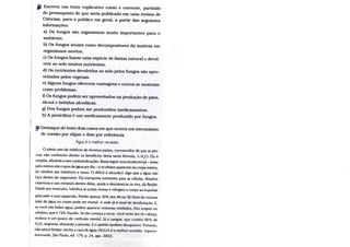^ ] Escreva u m texto explicativo coeso e coerente, partindo
do pressuposto de que seria publicado e m u m a revista de
Ciências, para o púbUco e m geral, a partir das seguintes
informações:
a) Os fungos são organismos m u i t o importantes para o
ambiente.
b) Os fungos a t u a m como decomposltores da matéria em
organismos mortos.
c) Os fungos fazem u m a espécie de faxina natural e devol-
vem ao solo muitos nutrientes.
d) Os nutrientes devolvidos ao solo pelos fungos são apro-
veitados pelos vegetais.
e) Alguns fungos oferecem vantagens e outros se mostram
como problemas.
f) Os fungos podem ser aproveitados n a produção de pães,
álcool e bebidas alcoólicas.
g) Dos fungos podem ser produzidos medicamentos.
h) A penicilina é u m medicamento produzido por fungos.
^} Destaque do texto dois casos em que ocorra u m mecanismo
de coesão por elipse e dois por referência.
Água é o melhor remédio
O alerta vem de médicos de diversos países, convencidos de que as pes-
soas não conhecem direito os benefícios desta santa fórmula, o H^O. Ela é
simples, eficiente e sem contraindicações. Basta seguir uma receita trivial - tome
pelo menos oito copos de água por dia - e os efeitos aparecem no corpo inteiro,
do cérebro aos intestinos e ossos. O difícil é descobrir algo que a água não
faça dentro do organismo. Ela transporta nutrientes para as células, dissolve
vitaminas e sais minerais dentro delas, ajuda a desintoxicar os rins, dá flexibi-
lidade aos músculos, lubrifica as juntas ósseas e refrigera o corpo ao expulsar
pela pele o suor aquecido. Perder apenas 2 0 % dos 4 0 ou 50 litros do volume
total de água no corpo pode ser mortal. A sede já é sinal de desidratação. E,
se você não beber água, podem aparecer sintomas mórbidos. Eles surgem no
cérebro, que é 7 4 % líquido. Se ele começa a secar, você sente dor de cabeça,
moleza e um pouco de confusão mental, já o sangue, que contém 807o de
H j O , engrossa, elevando a pressão. E o apetite também desaparece. Portanto,
não perca tempo: encha a cara de água ( Á G U A é o melhor remédio. Superin-
teressante, São Paulo, ed. 179, p. 24, ago. 2002).
 