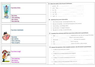 Atividades de ingless