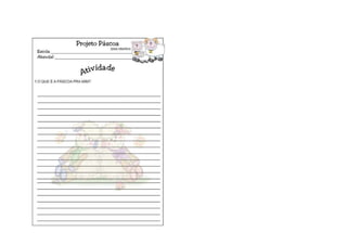 Atividades de matematica