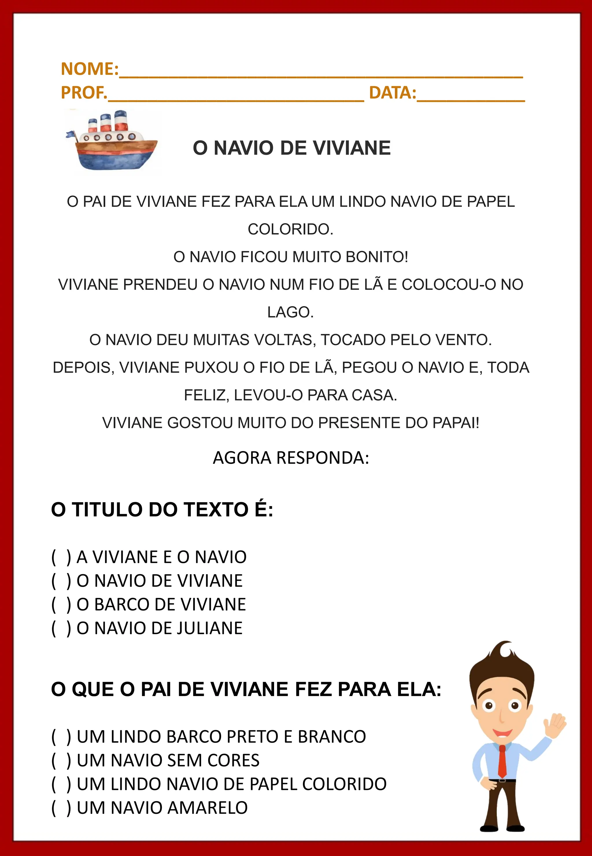 ATIVIDADES DE TEXTO.pdf textos para autista | PDF