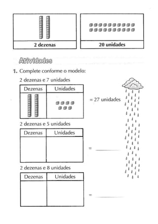 Atividades dezena e letra l
