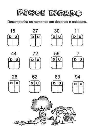 Atividades dezena e letra l