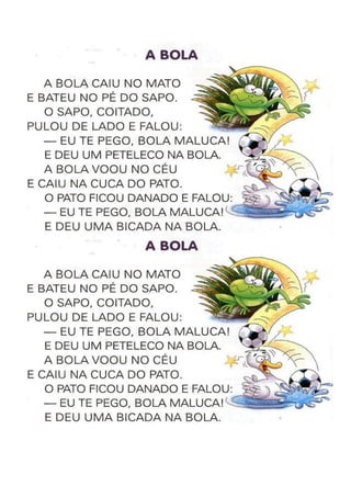 Atividades do 2º ano