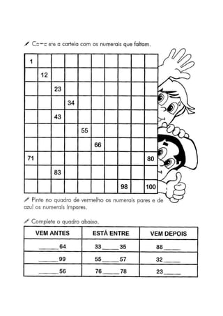 Atividades do 2º ano