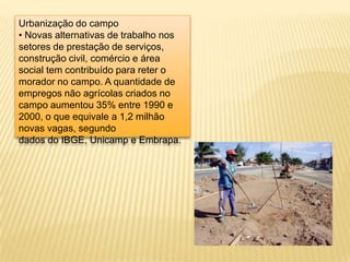 A urbanização do brasil