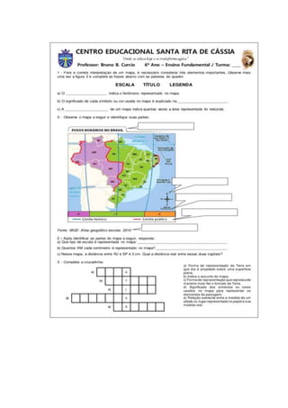 Atividades elemento da cartografia