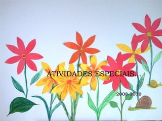 ATIVIDADES ESPECIAIS…

               2008-2010
 
