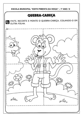 ESCOLA MUNICIPAL “EDITH PIMENTA DA VEIGA” – 1º ANO / 9
 