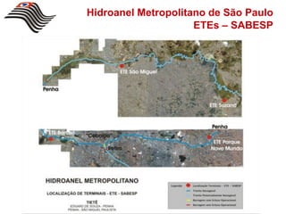 Hidroanel Metropolitano de São Paulo
                     ETEs – SABESP
 
