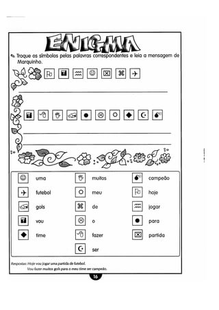 Atividades lúdicas interpretação e produção de texto