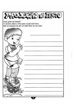 Atividades lúdicas interpretação e produção de texto