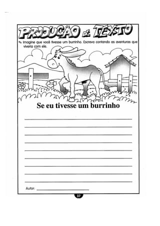 Atividades lúdicas interpretação e produção de texto