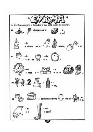 Atividades lúdicas interpretação e produção de texto